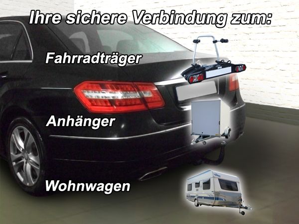 Anhängerkupplung für Mercedes-E-Klasse Limousine W 212, nicht Erdgas (Natural Gas), Baureihe 2009-2011 V-abnehmbar