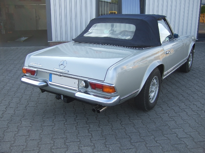 Anhängerkupplung für Mercedes-SL R113, 230/250/280 W113 Pagode Roadster & Coupé, Baureihe 1963-1971 abnehmbar