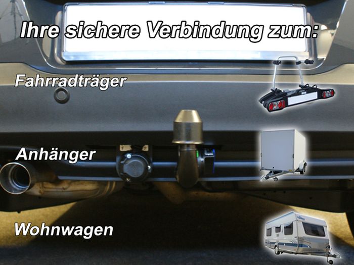 Anhängerkupplung für VW-Tiguan, Baureihe 2007-2015 V-abnehmbar