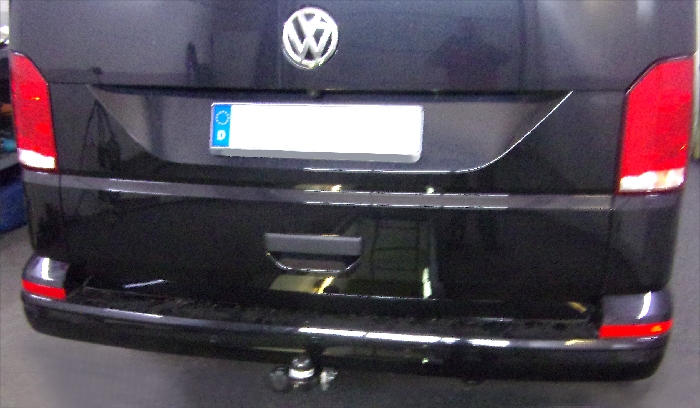 Anhängerkupplung für VW-Transporter T6.1, Kasten Bus Kombi, inkl. 4x4, Fzg. mit E- Satz Vorbereitung, Baureihe 2019-2023 starr
