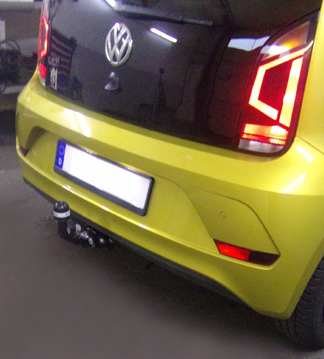 Anhängerkupplung für VW-Up nicht Erdgas, nicht eUp, nicht GTI, nur für Heckträgerbetrieb, Baureihe 2016-2023 abnehmbar