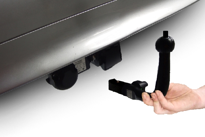 Anhängerkupplung für Toyota-Aygo Heckträgeraufnahme, nur für Heckträgerbetrieb, Baureihe 2005-2014 abnehmbar